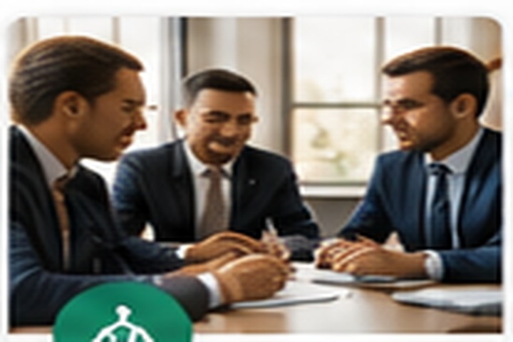 Business coaching meeting